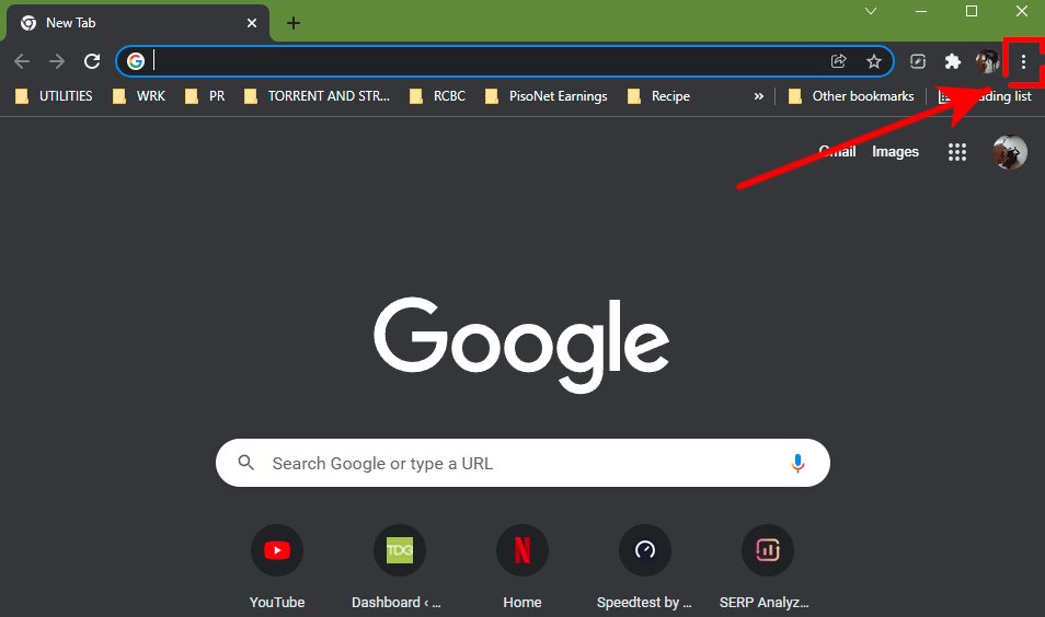 Google Chrome Settings icon