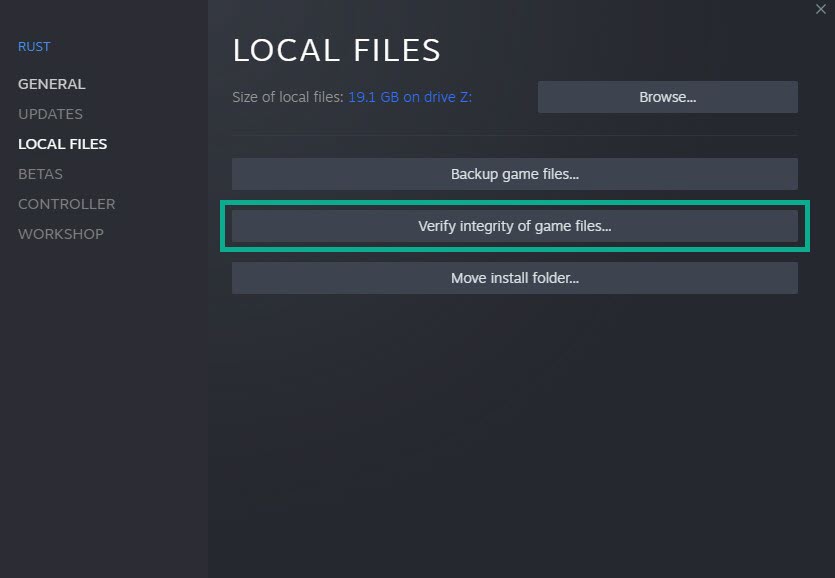 Method 6: Verify integrity of local files