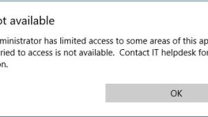 How To Fix “Your IT Administrator Has Limited Access” Error