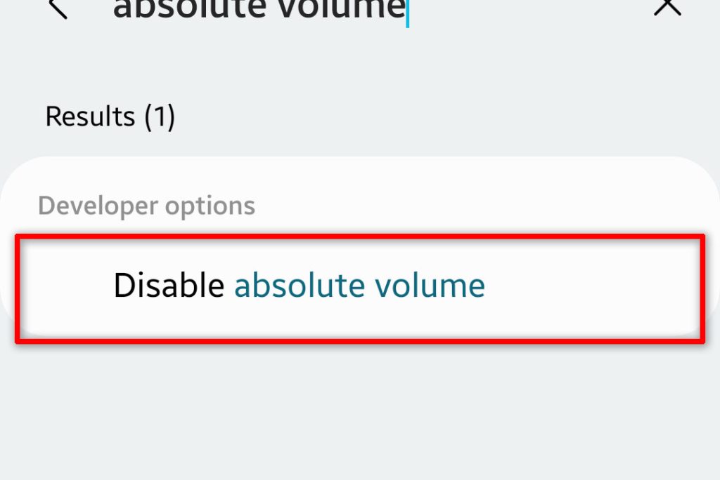 enable disable absolute volume galaxy s22 8