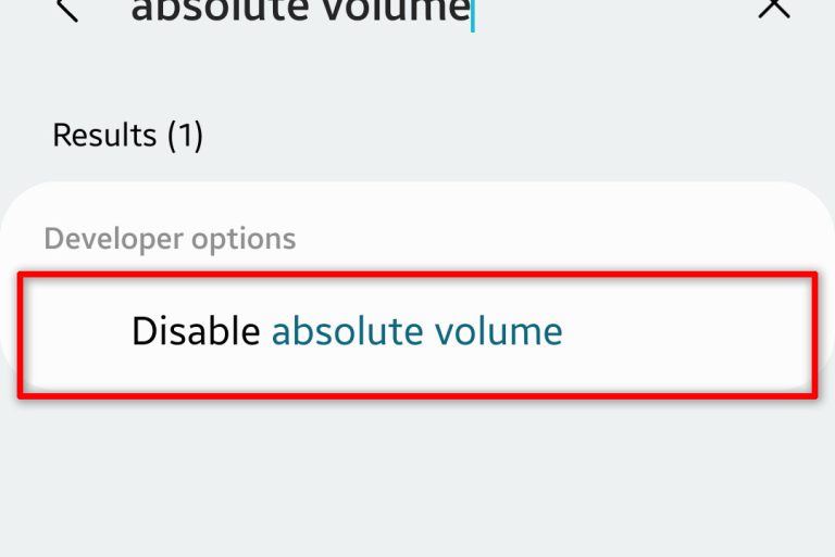 how-to-enable-or-disable-absolute-volume-on-galaxy-s22