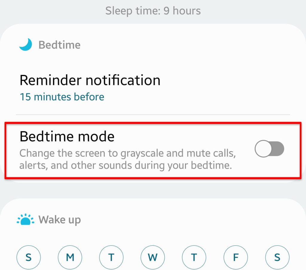 galaxy s22 bedtime mode 7