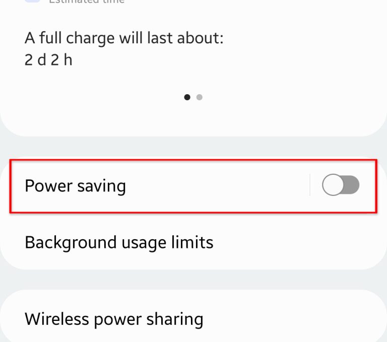 How To Enable Power Saving Mode on Galaxy S22