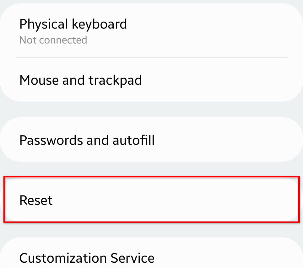 galaxy s22 reset network settings 3