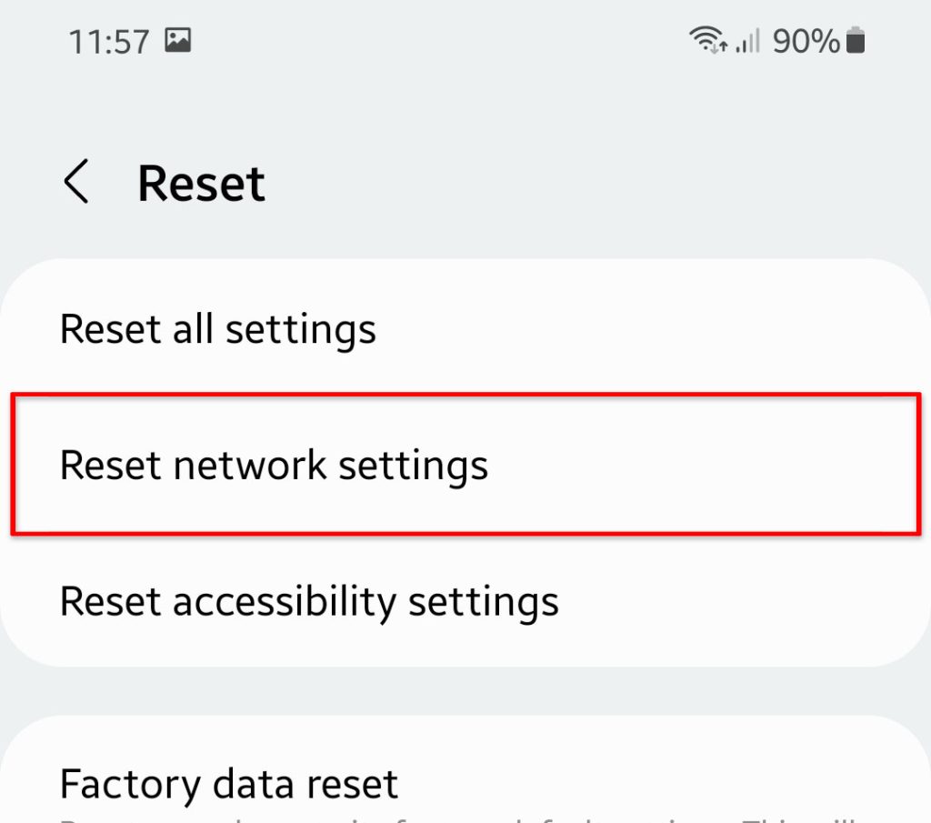 galaxy s22 reset network settings 4