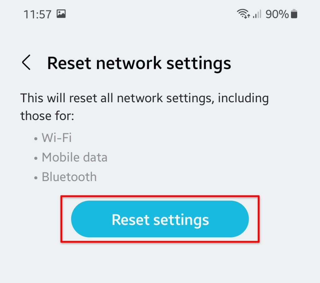 galaxy s22 reset network settings 5