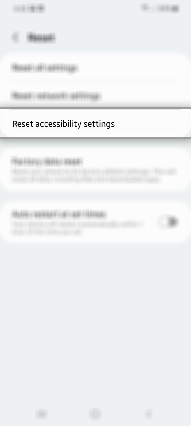 How to Reset Accessibility Settings on Galaxy S22