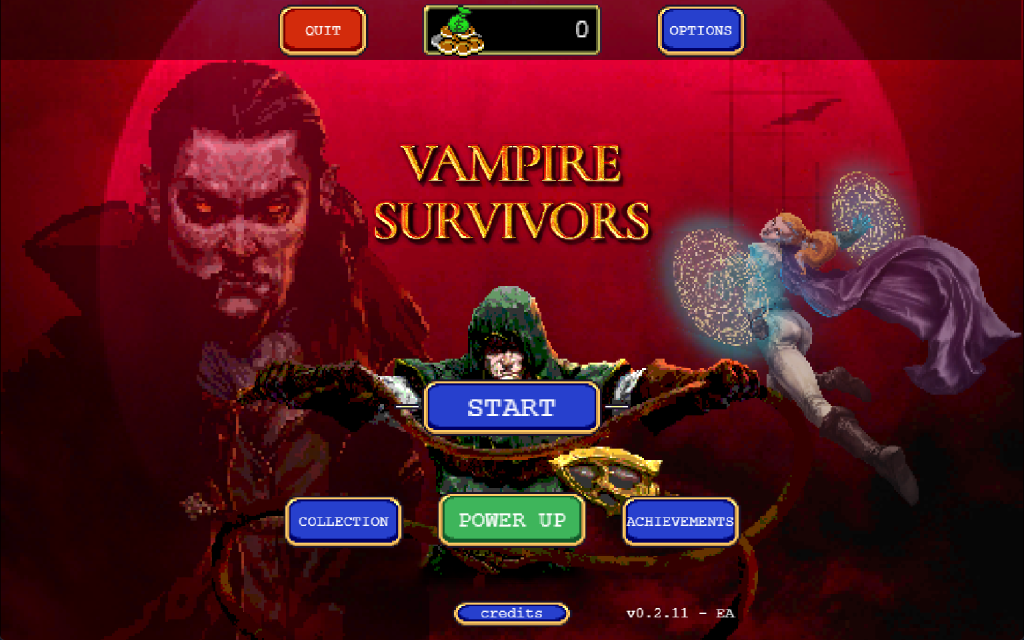 Vampire Survivors game crashes?