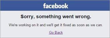 Facebook Something Went Wrong