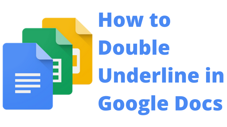 How to Double Underline in Google Docs