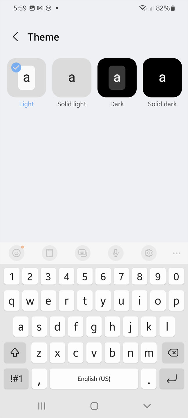 How To Change Samsung Keyboard Theme on Galaxy S22