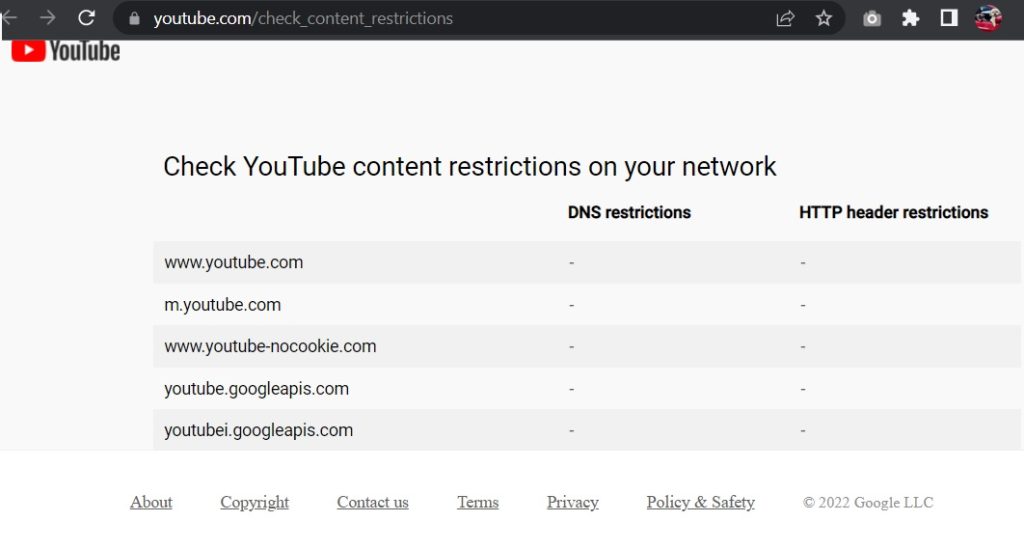 content restrictions on YouTube 2
