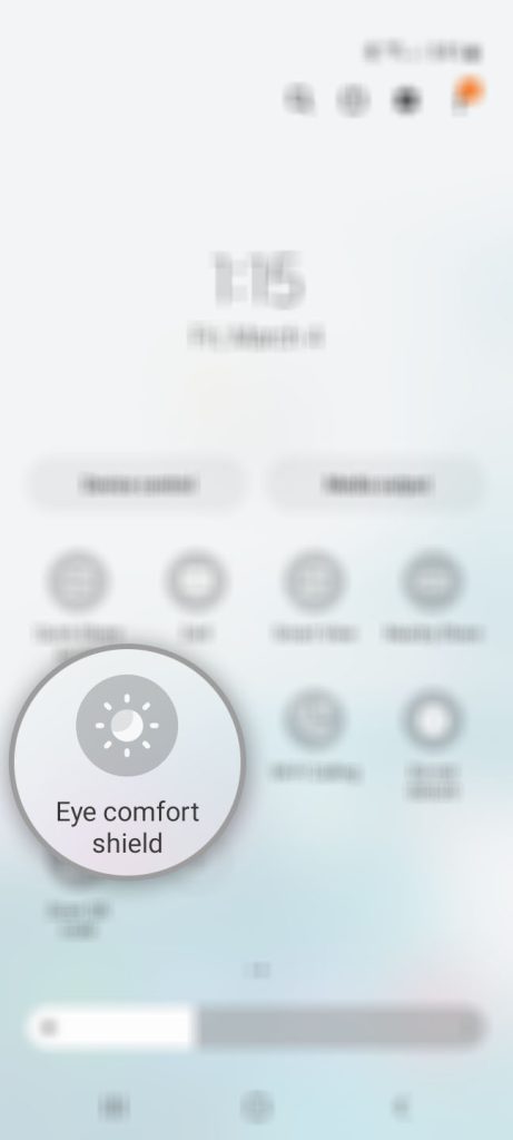 enable galaxy s22 eye comfort shield 3