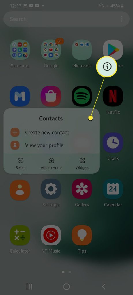 galaxy s22 contacts crashing 3 1