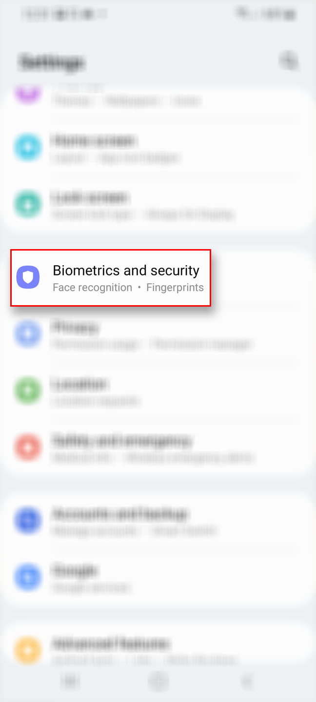 How to Register or Add Fingerprint on Galaxy S22 | Biometrics Security