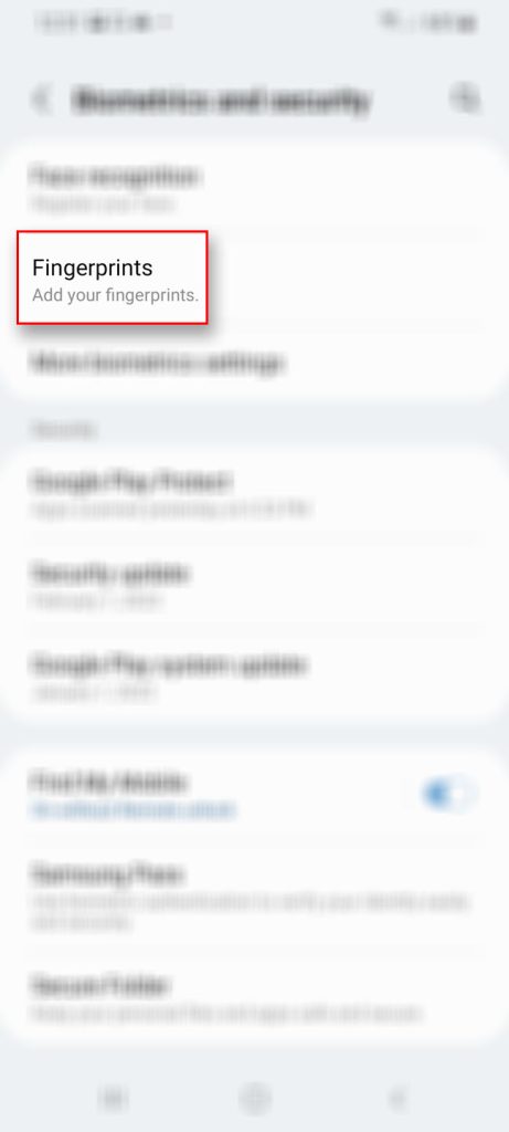 galaxy s22 fingerprint unlock 3