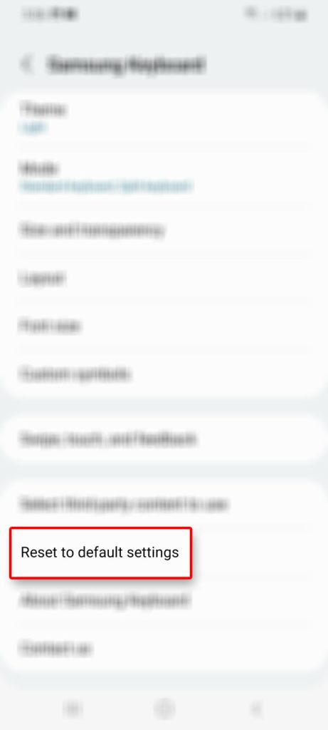 galaxy s22 reset keyboard settings 4