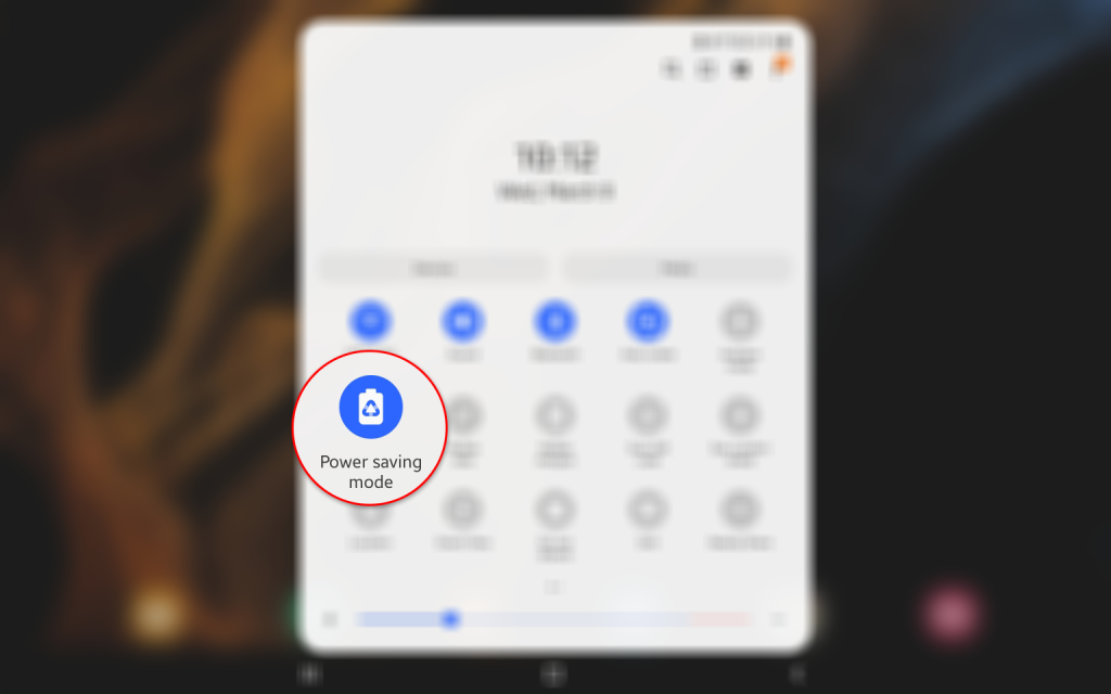 galaxy tab s8 power saving mode 2