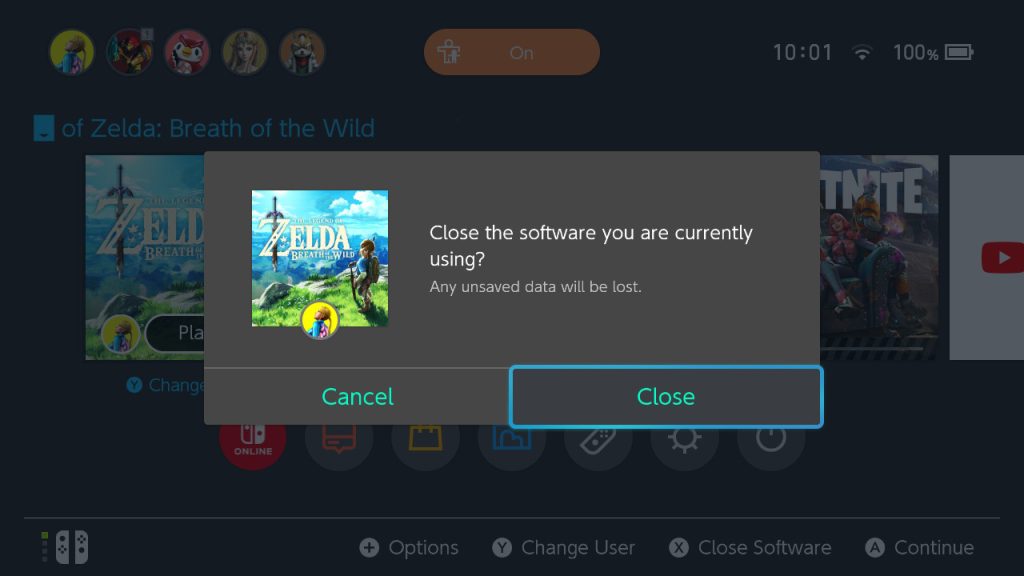 Close Game Nintendo Switch
