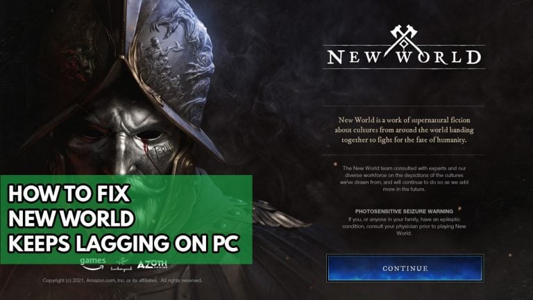 How To Fix New World Keeps Lagging On PC