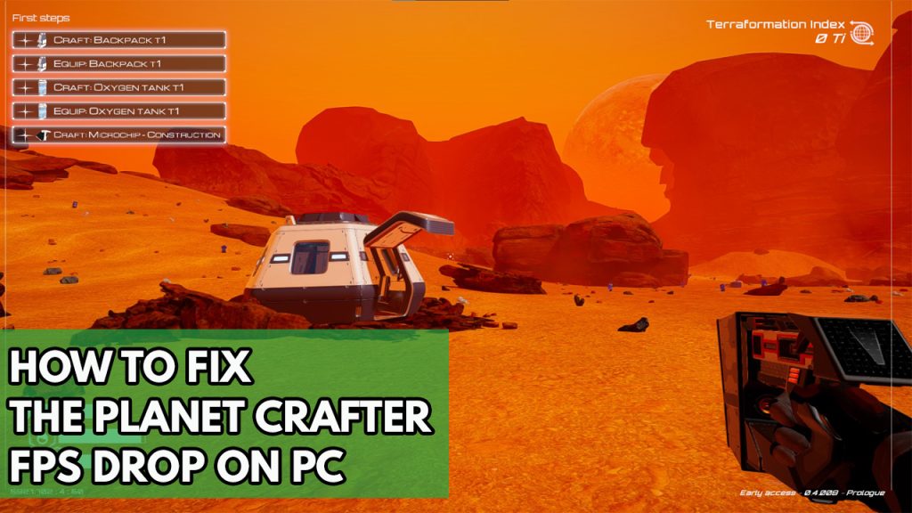 The Planet Crafter game FPS Drop Issue? Here's how to fix it