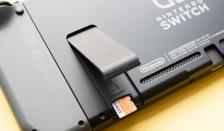 NIntendo Switch sd card