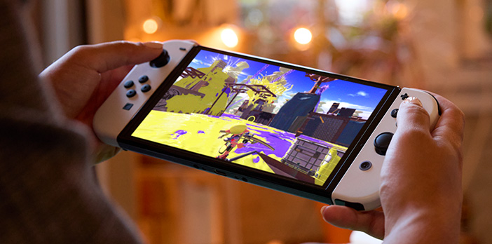 Nintendo Switch OLED screen