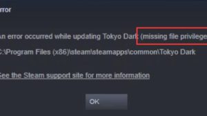 How To Fix Steam “Missing File Privileges” Error In 2022