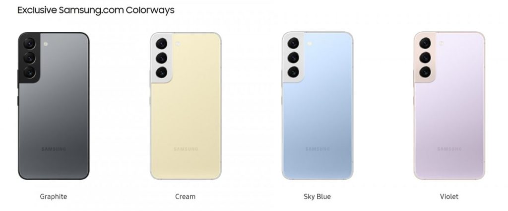 galaxy s22 basic colors 2