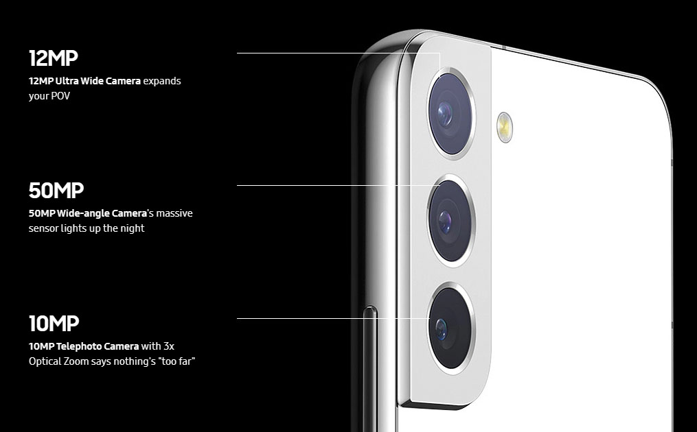 galaxy s22 cameras