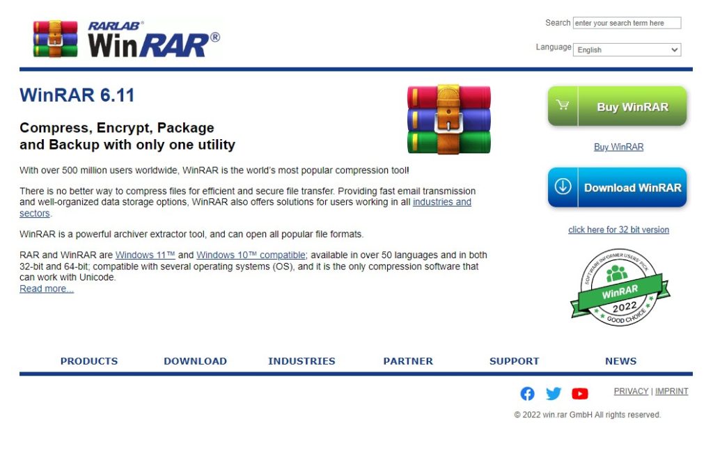 winrar extractor download for windows 7