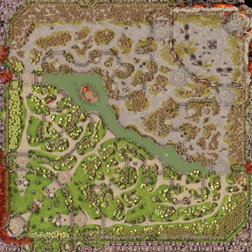 DOTA 2 Map