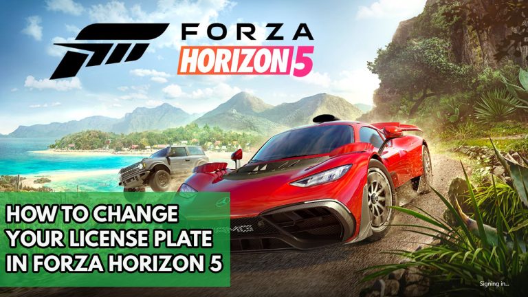 How To Change Your License Plate In Forza Horizon 5