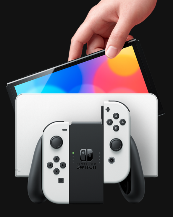 Nintendo Switch OLED in Dock