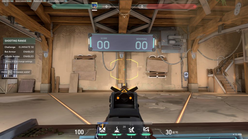 best valorant crosshair setting