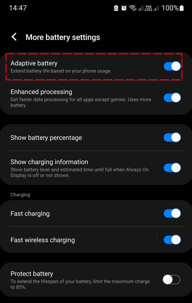 Adaptive battery