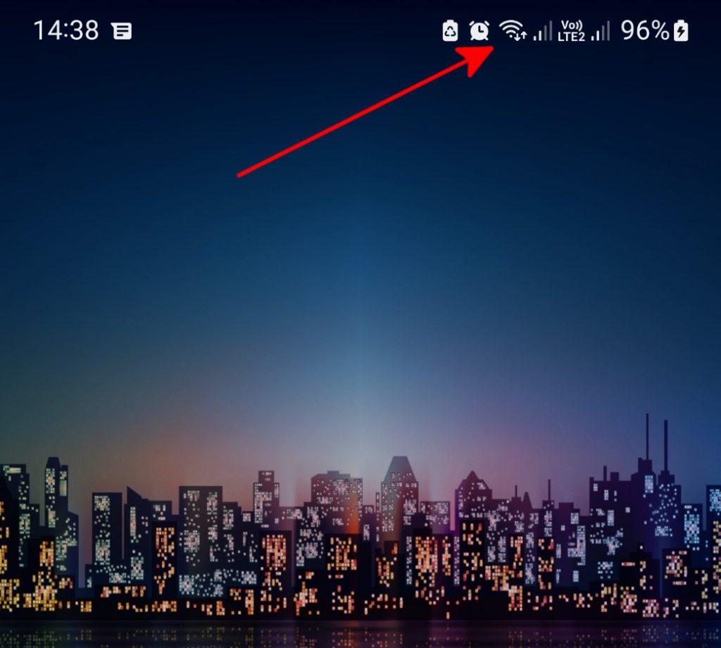 Android signal bars