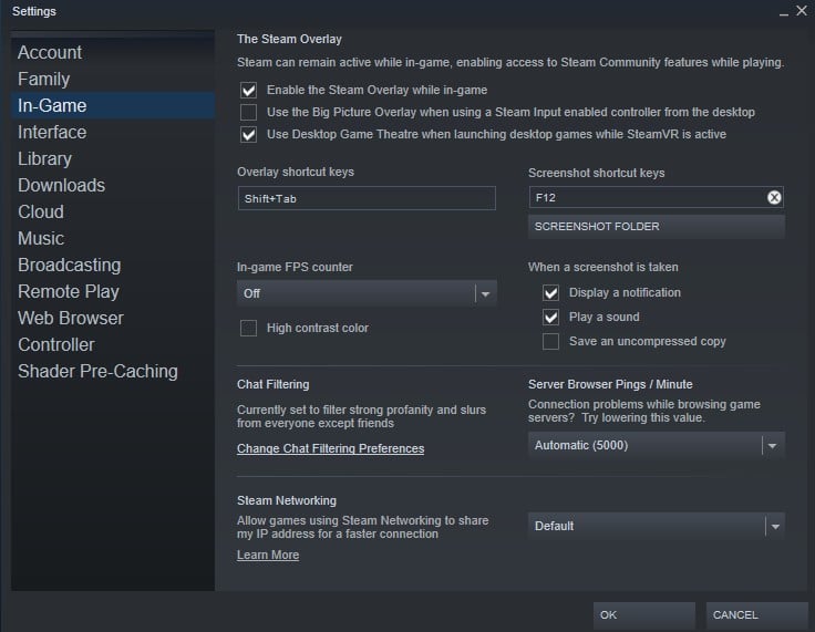 Disable Steam overlay apps