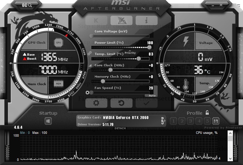 Fix #5 Disable overclock settings