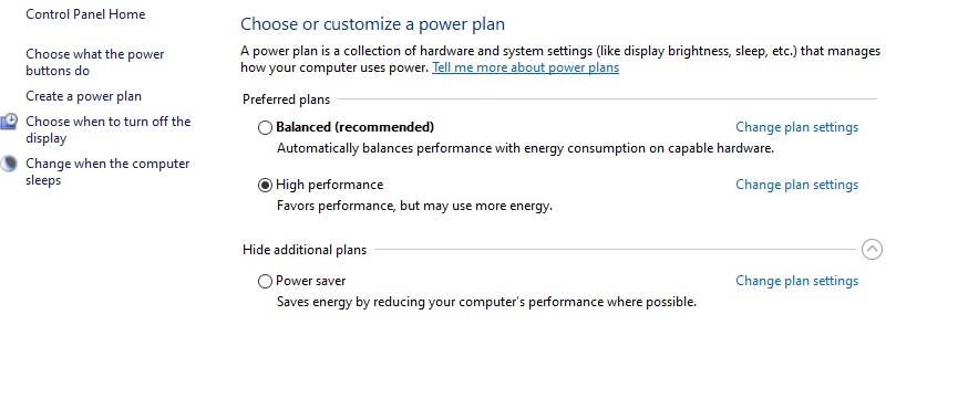 Fix #7 Check Power options