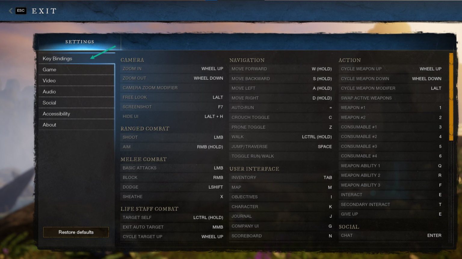 How To Auto Run In New World