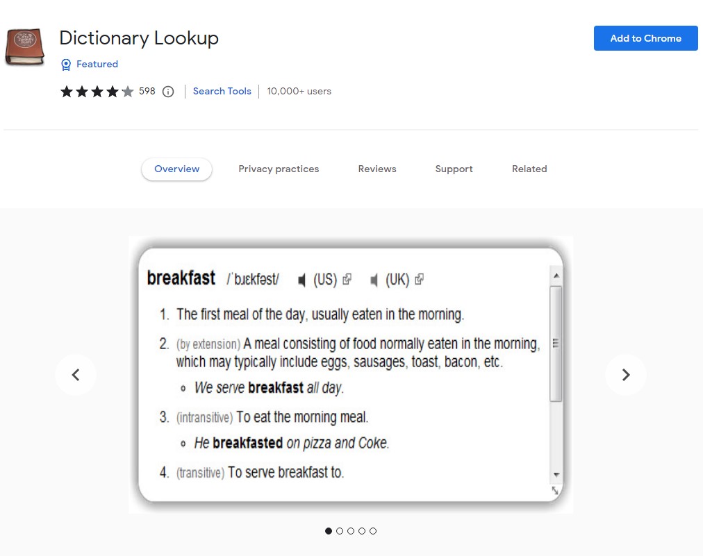 Dictionary Lookup