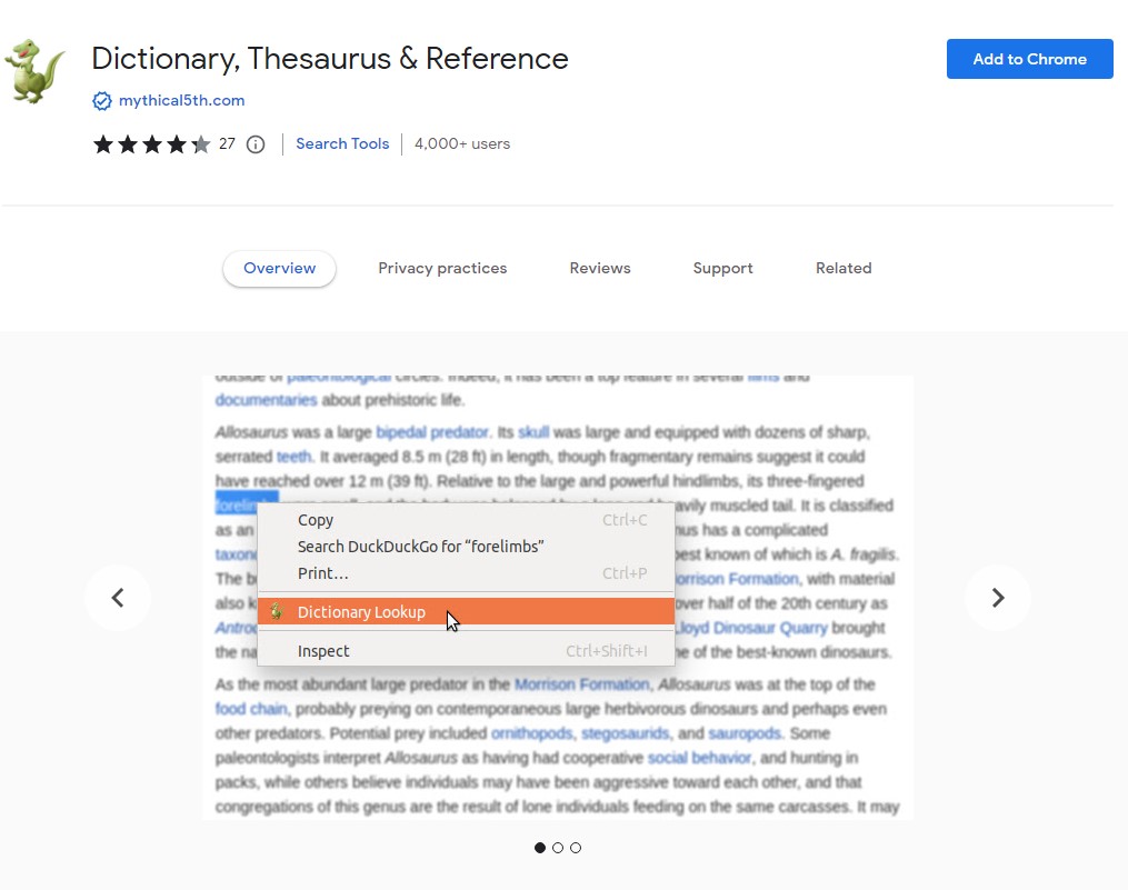 Dictionary, Thesaurus & Reference