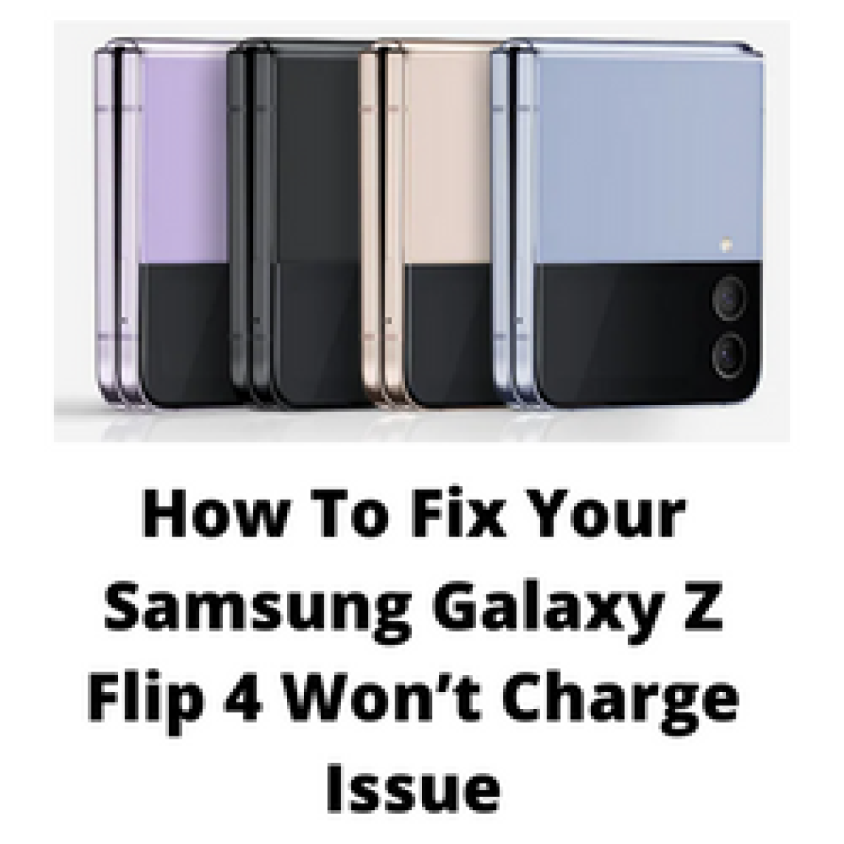 flip 4 not charging