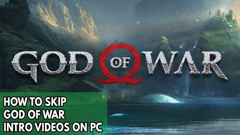 How To Skip The God of War Intro Videos On PC
