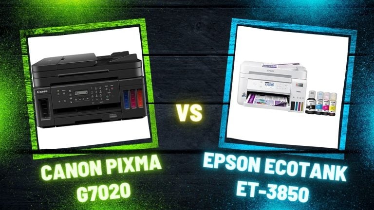 Canon PIXMA G7020 vs Epson EcoTank ET-3850