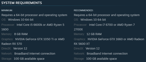 FIFA 23 system requirements