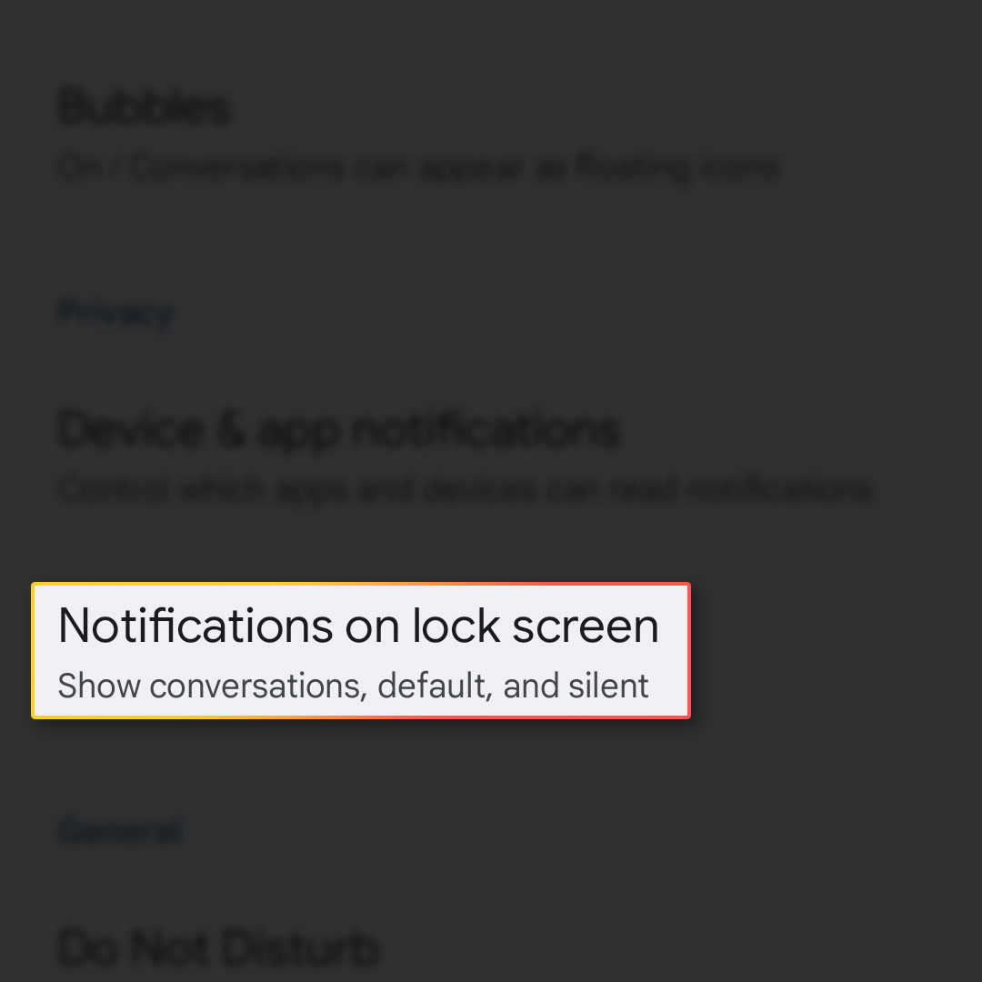 block pixel 7 notifications lock screen 4