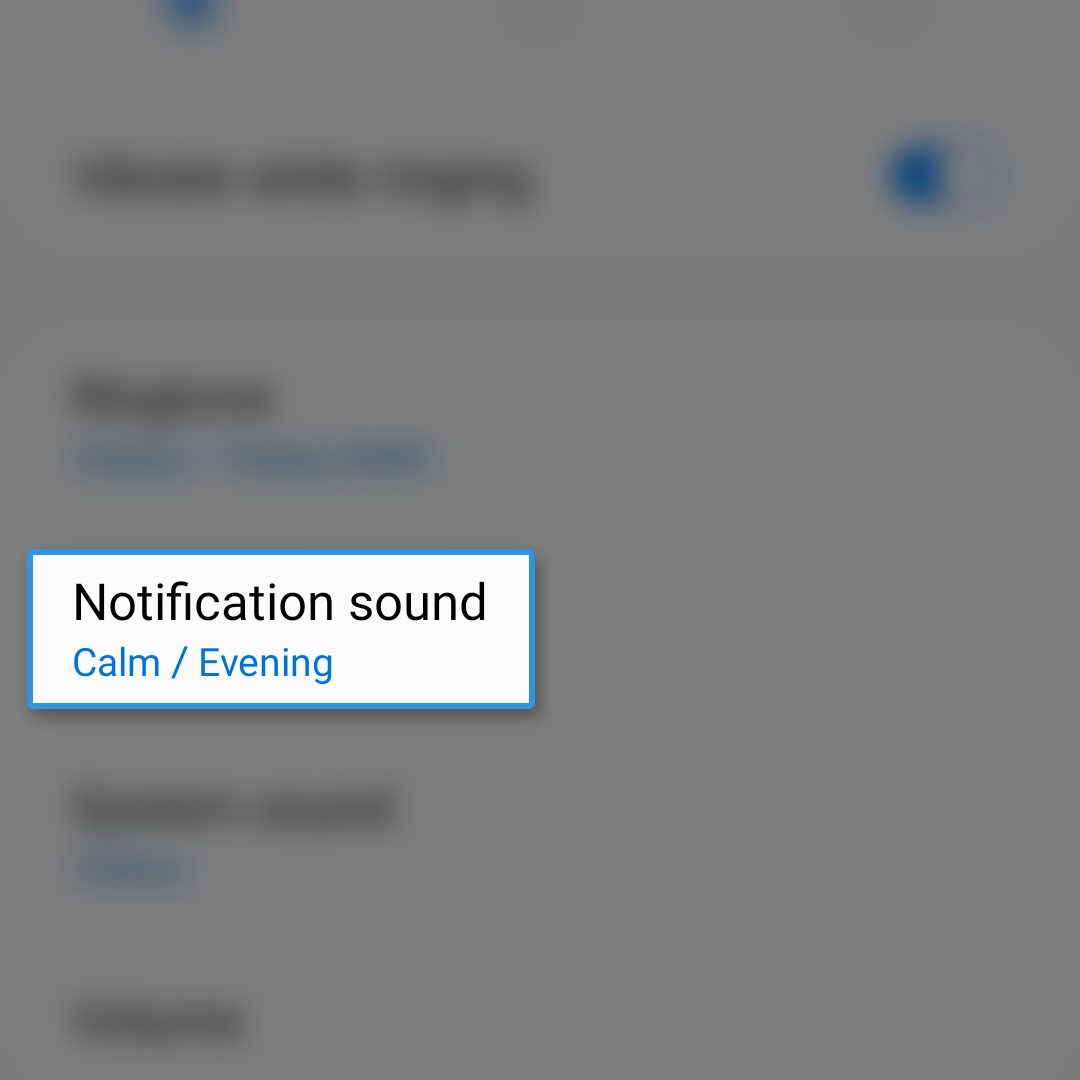 change notification sound galaxy z flip 4 3