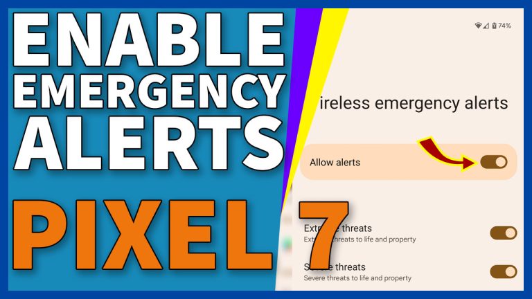enable disable wireless emergency alerts pixel 7 10